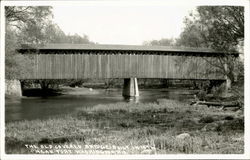 The Old Covered Bridge Postcard