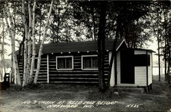 Cabin At Reed Lake Resort Postcard