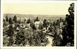 Birds Eye View Spokane, WA Postcard Postcard