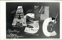 ASHC Greetings From Columbus Ohio Large Letter Postcard Postcard