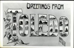 Greetings From Toledo Ohio Postcard Postcard