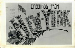 Greetings From New York Postcard