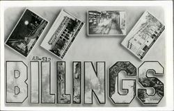 Billings Montana Postcard Postcard