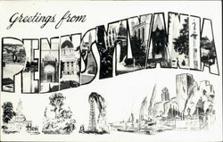 Greetings From Pennsylvania Postcard