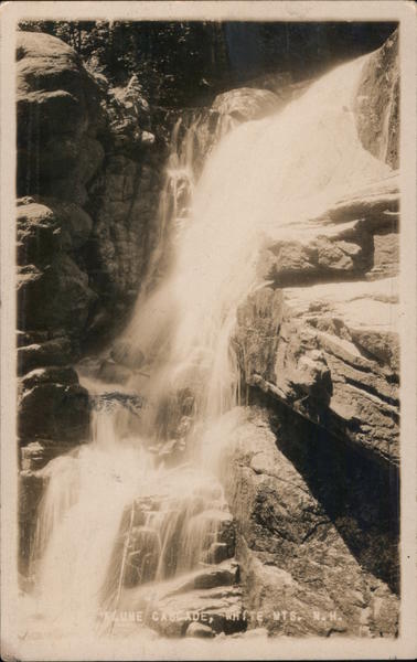 Flume Cascade, Crawford Notch State Park New Hampshire E.D. Putnam and ...