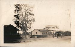 Red Crown Gasoline Station Original Photograph