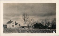 Winter Farm Scene Landscapes Original Photograph Original Photograph Original Photograph