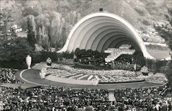 Easter Sunrise Service 30,000 at Hollywood Bowl Postcard