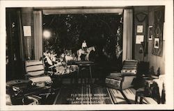 Flo Ziegfeld Window Will Rogers Ranch Home Santa Monica, CA Gray Photo Postcard Postcard Postcard