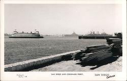 San Diego and Coronado Ferry California Karland's Photo Print Postcard Postcard Postcard