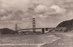 Golden Gate Bridge From Bakers' Beach Postcard