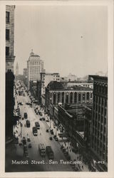 Market Street-San Francisco Postcard