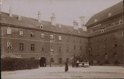 Courtyard within large building Postcard