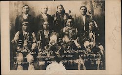 Kaw Indians in Washington Native Americana Postcard Postcard Postcard