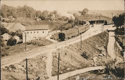 Southern Pacific Railroad Depot and Train Newcastle, CA Postcard Postcard Postcard