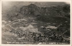 Birdseye view Virginia City Nev. Museum of Memories Postcard