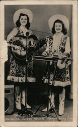 Country Music Carolina Sweet Hearts Judy & Jenny Lee Postcard