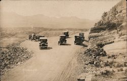 Scenic Highway, Old Cars El Paso, TX Postcard Postcard Postcard