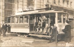 Powell St. Cable Car on its Turn-Table at Powell and Market Stss San Francisco, CA Postcard Postcard Postcard