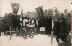 Polish Funeral Poland Postcard Postcard Postcard