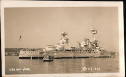 USS New York Postcard