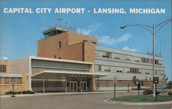 Capital City Airport Lansing MI Postcard   Card00868 Fr 