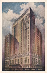 Hotel Schroeder Postcard