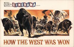 Buffalo Stampede - How The West Was Won Kansas City, MO Postcard Postcard Postcard