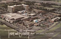 Town and Country Hotel Postcard