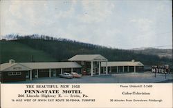 Penn-State Motel Irwin, PA Postcard Postcard Postcard