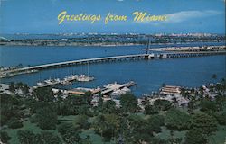 Bird's-Eye View, Bayfront Park Miami, FL Postcard Postcard Postcard