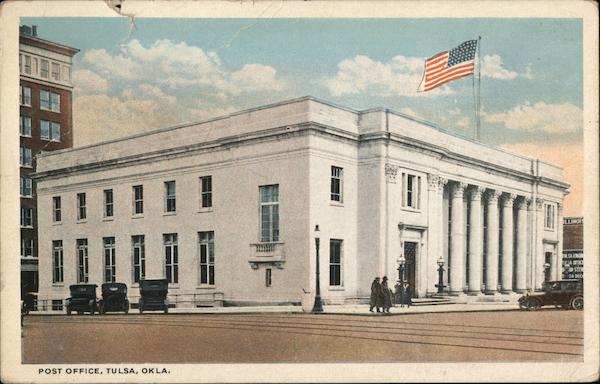 Post Office Building Tulsa, OK Postcard