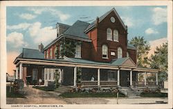 Charity Hospital Norristown, PA Postcard Postcard Postcard