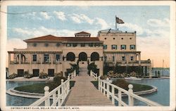 Detroit Boat Club, Belle Isle Postcard