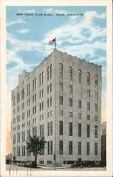 New Tulsa Club Bldg. Oklahoma Postcard Postcard Postcard