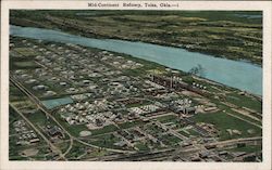 Mid-Continent Refinery Tulsa, OK Postcard Postcard Postcard