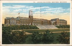 Lincoln High School Postcard