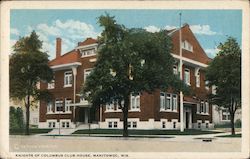 Knights of Colombus House Postcard