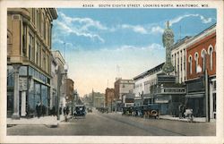 South Eight Street, Looking West Postcard