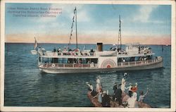 Glass Bottom Power Boat Emperor Showing the Submarine Gardens Santa Catalina Island, CA Postcard Postcard Postcard