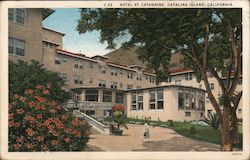 Hotel St. Catherine Santa Catalina Island, CA Postcard Postcard Postcard