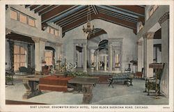 East Lounge, Edgewater Beach Hotel, 5300 Block Sheridan Road Chicago, IL Postcard Postcard Postcard