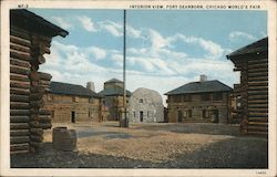 Interior View, Fort Dearborn, Chicago's World Fair Illinois Postcard Postcard Postcard