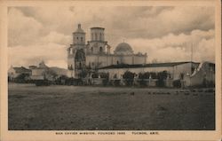 San Xavier Mission, Founded 1692 Postcard