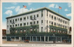 Hotel Knickerbocker, 3rd and E Street San Diego, CA Postcard Postcard Postcard