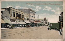 Washington Street, Looking East Postcard