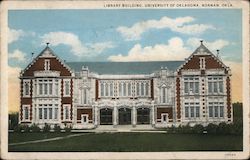 Library Building, University of Oklahoma Norman, OK Postcard Postcard Postcard