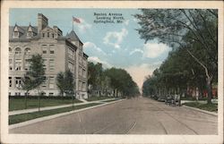 Boston Avenue Looking North Springfield, MO Postcard Postcard Postcard