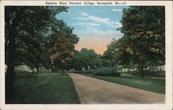 Campus, State Teachers' College Springfield, MO Postcard Postcard Postcard