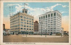 Heers and Landers Buildings Postcard